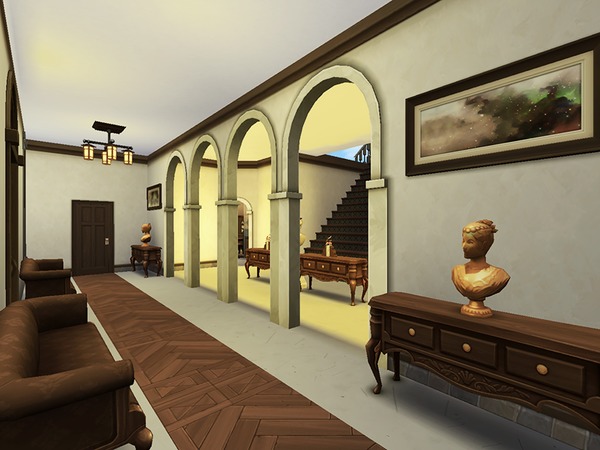 Sims 4 The Spanish Villa by periwinkles at TSR