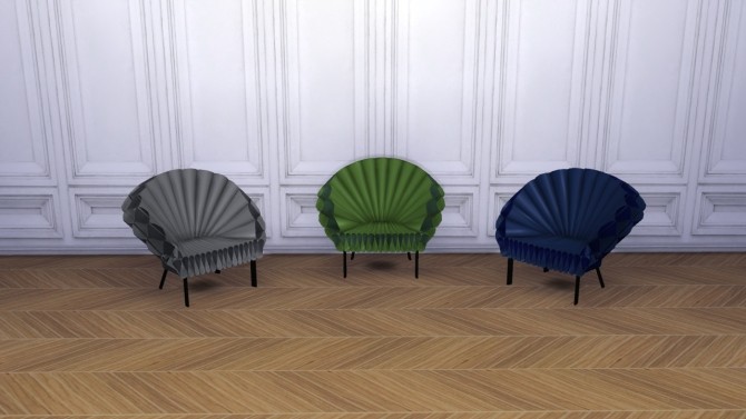 Sims 4 Peacock Armchair at Meinkatz Creations
