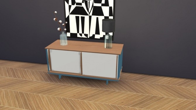 Sims 4 Bahut and Dactylo Desk at Meinkatz Creations