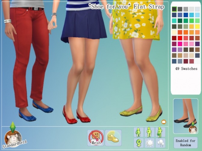 Sims 4 Shoe for you by Standardheld at SimsWorkshop