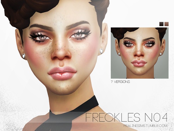 Sims 4 Freckles N04 by Pralinesims at TSR