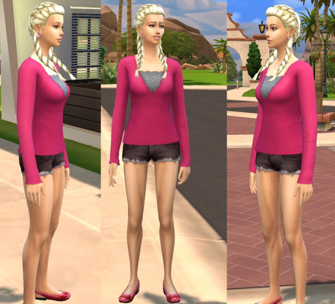 Sims 4 Vroni’s Braided Pig tails at Birksches Sims Blog