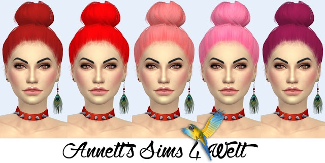 Sims 4 Promise Hair Recolors by Leah Lillith at Annett’s Sims 4 Welt