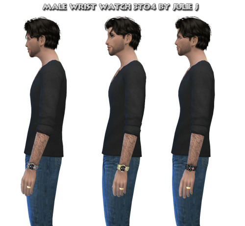 Sims 4 Male WristWatch 3to4 at Julietoon – Julie J