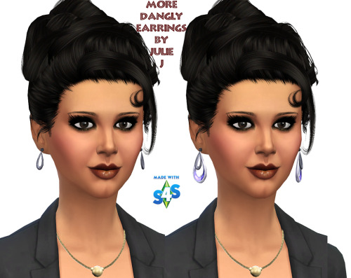Sims 4 More Dangly Earrings at Julietoon – Julie J
