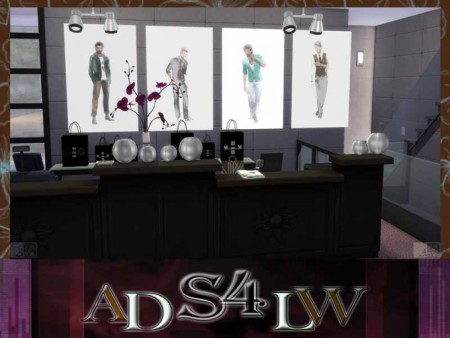 Fashion Men Mode Poster Size L&XL Vol.3 by Adlw Simiesk-Art at SimsWorkshop