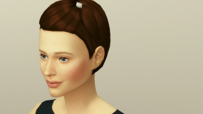 Sims 4 Med Clipped Back Edit F at Rusty Nail