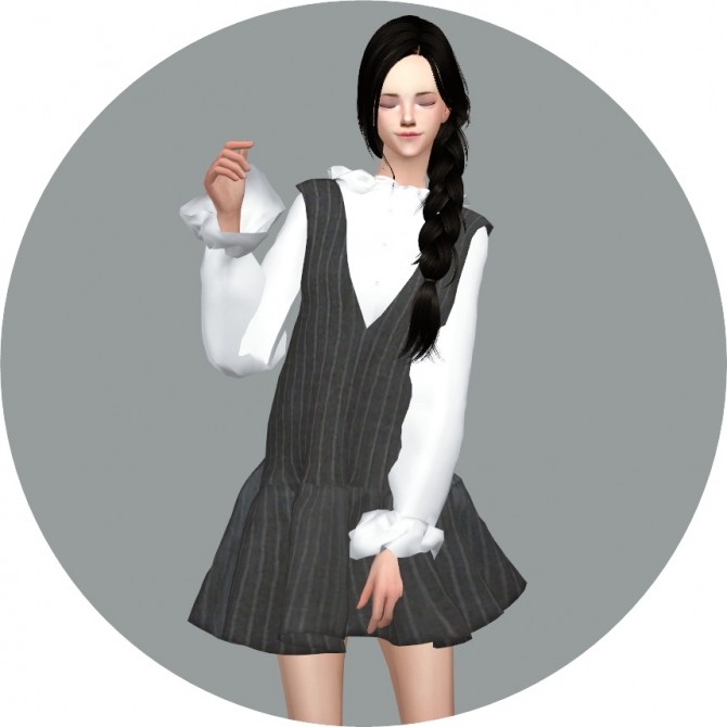 Sims 4 Flare Dress at Marigold