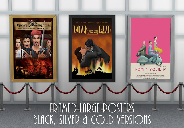 Sims 4 Famous Film Posters by Anni K at Historical Sims Life