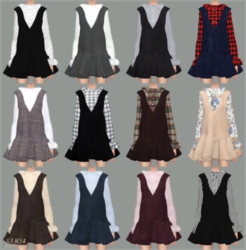 Flare Dress at Marigold » Sims 4 Updates