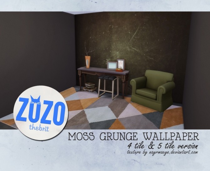 Sims 4 OPAGUE & MOSS GRUNGE wallpapers at Zozothebrit Simmer