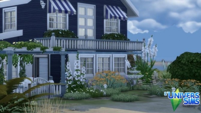 Sims 4 Marine house by chipie cyrano at L’UniverSims