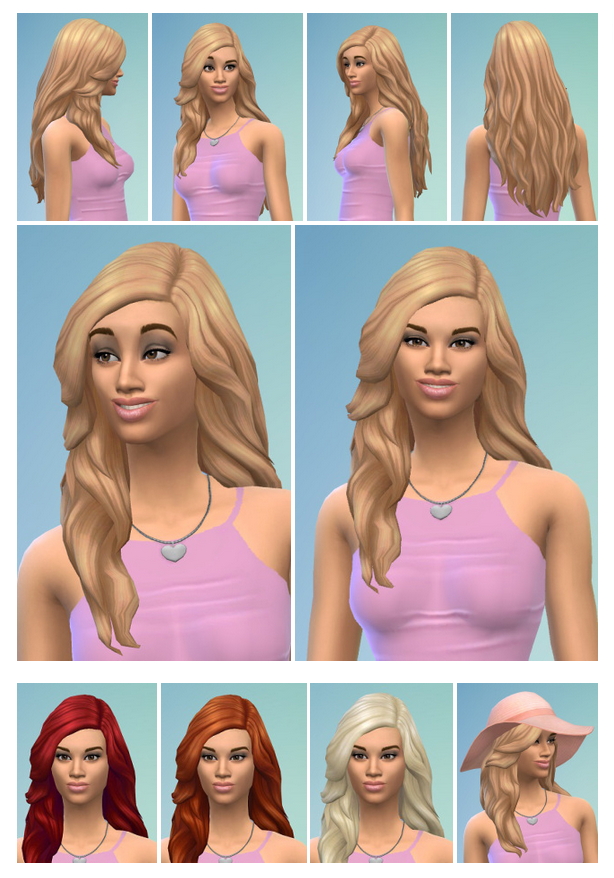 Sims 4 Eyecatch Hair female at Birksches Sims Blog