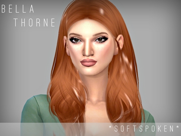 Sims 4 Bella Thorne by Softspoken at TSR