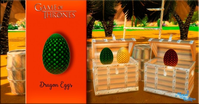 Sims 4 Game of Thrones Dragon Eggs at Victor Miguel