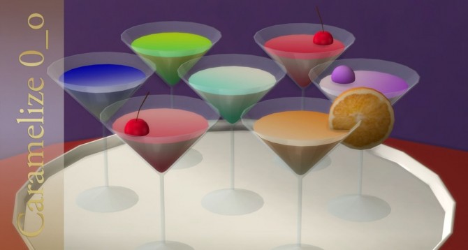 Sims 4 Cocktail clutter at Caramelize