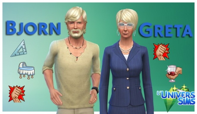 Sims 4 Bjorg Family by olideg at L’UniverSims