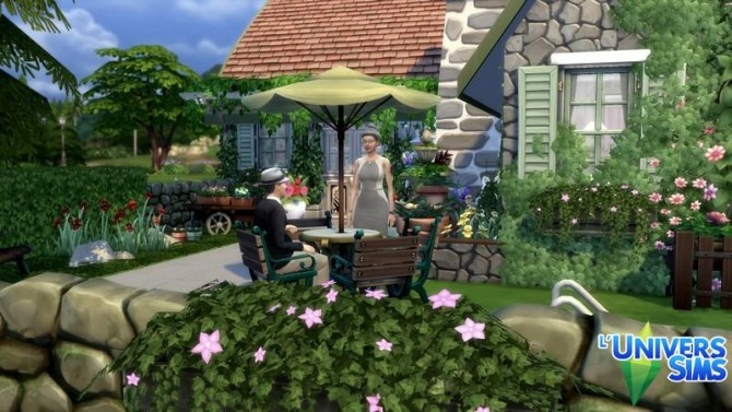 Sims 4 Retraite home by chipie cyrano at L’UniverSims