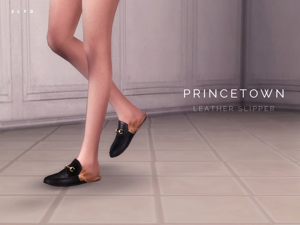 Sims 4 Princetown Leather Slipper by SLYD at TSR