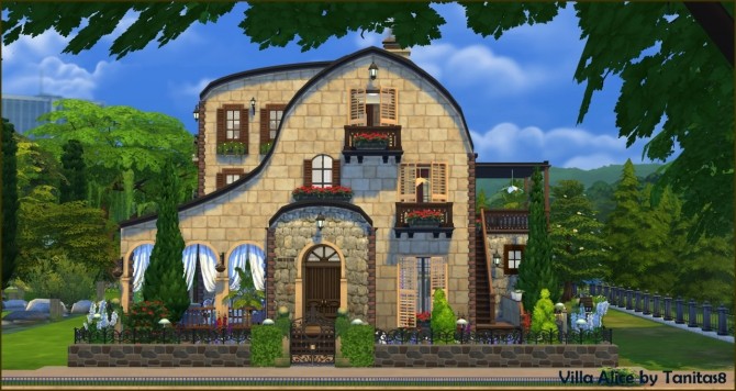 Sims 4 ALICE Villa at Tanitas8 Sims