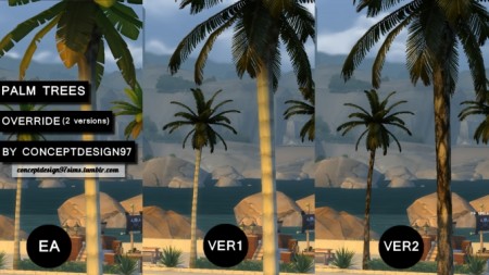 Palm Trees Override 2 versions at ConceptDesign97