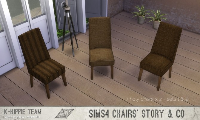 Sims 4 7 K Holy Chairs volumes 1&2 at K hippie