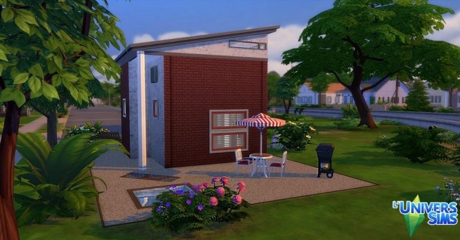 Sims 4 Studette house No CC by Sirhc59 at L’UniverSims