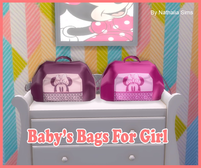 Sims 4 Babys Bag for Girl at Nathalia Sims