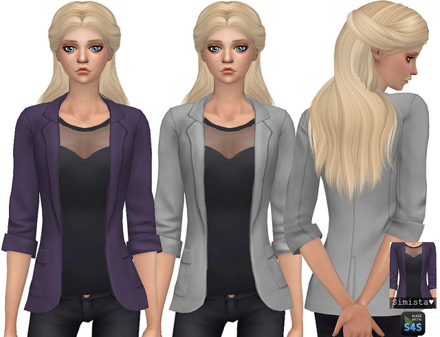 Sims 4 Amy Top Collection at Simista