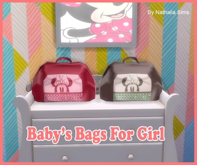 Sims 4 Babys Bag for Girl at Nathalia Sims