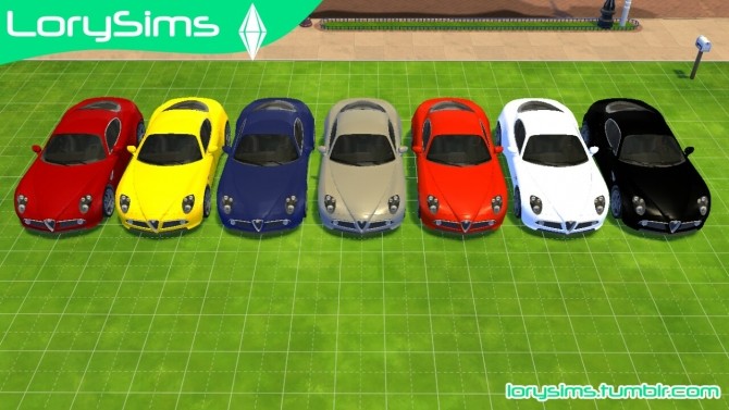 Sims 4 Alfa Romeo Pack 1 at LorySims