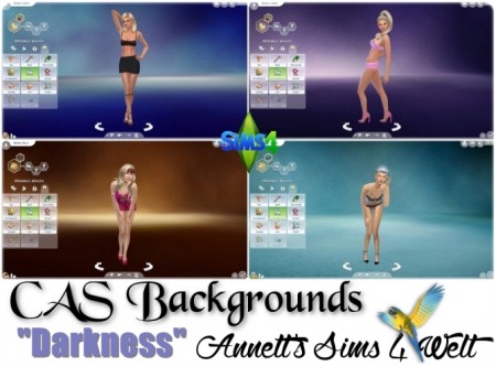 Darkness CAS Backgrounds at Annett’s Sims 4 Welt