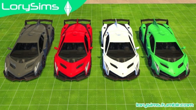 Sims 4 Lamborghini Pack 1 at LorySims