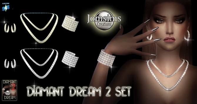 Sims 4 Diamant dream set 2 at Jomsims Creations