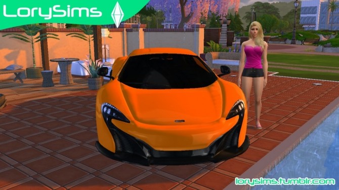 Sims 4 McLaren 650S at LorySims