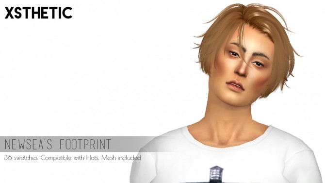 Sims 4 Hair retextures at Xsthetic