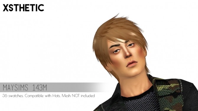 Sims 4 Hair retextures at Xsthetic