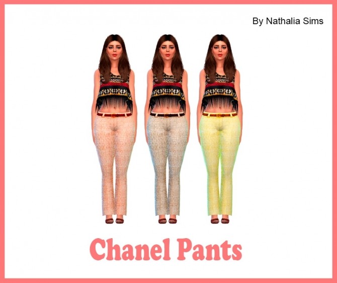 Sims 4 C. Pants at Nathalia Sims