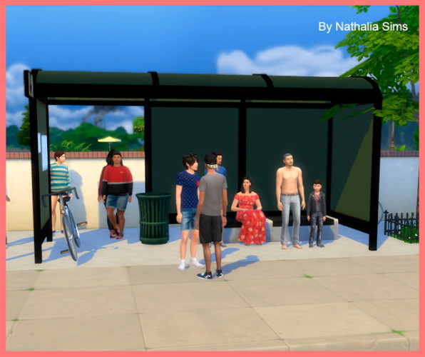 Bus Stop Conversion 2t4 at Nathalia Sims » Sims 4 Updates