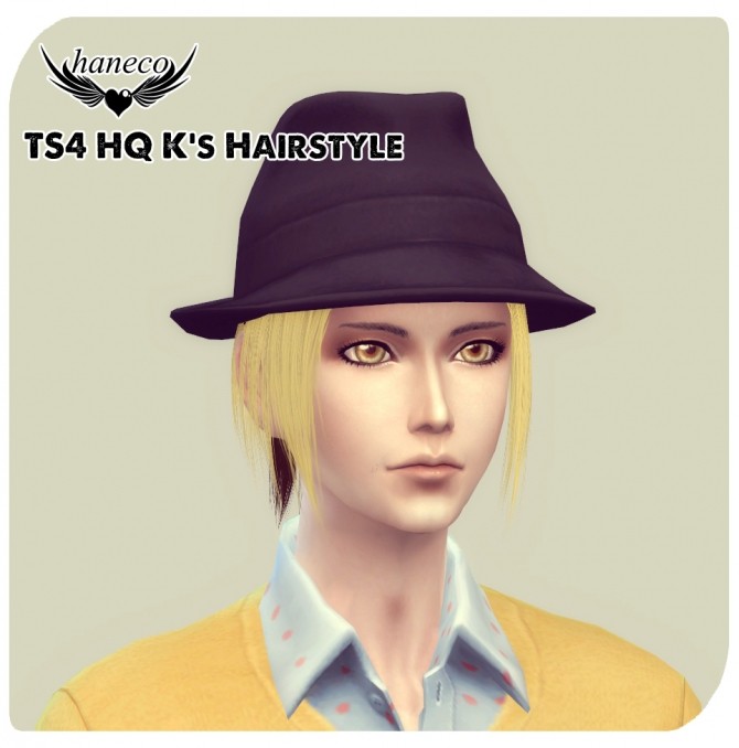 Sims 4 HQ K’s Hair at HANECO’S BOX