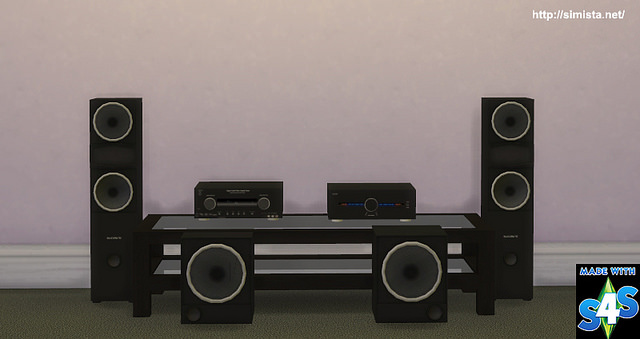 Sims 4 Home Theater System at Simista