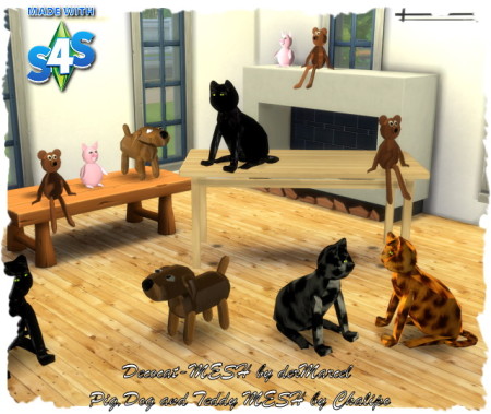 Deco animals by Chalipo at All 4 Sims