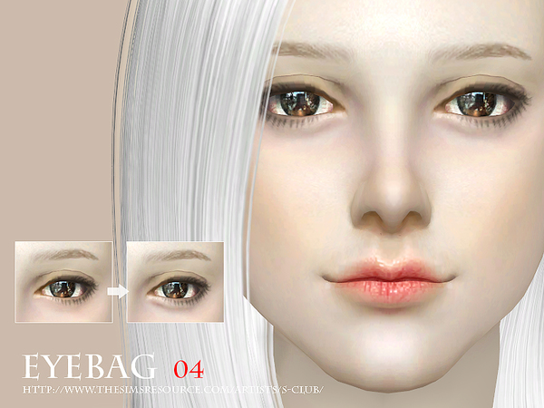 Sims 4 Eyebag 04 by S Club WM at TSR