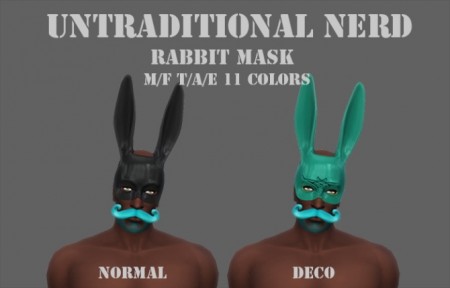 Rabbit Mask by Untraditional Nerd at Sims 4 Studio