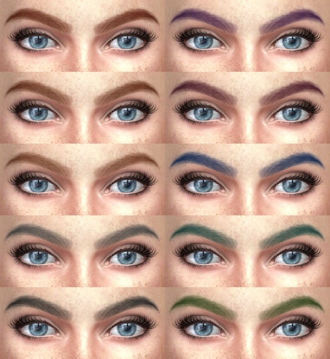 Sims 4 Eyebrows 10 at Alf si