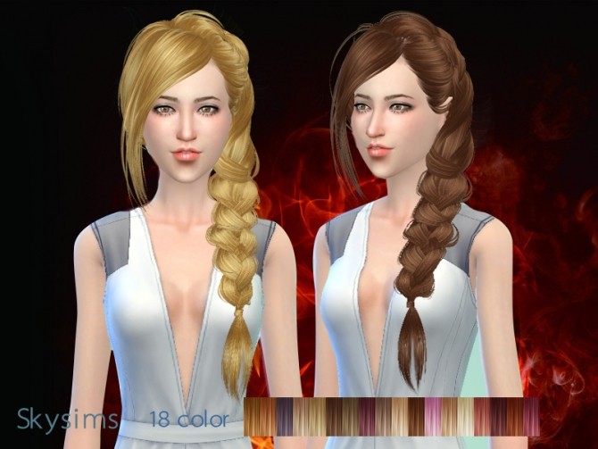 Sims 4 Skysims hair 286 at Butterfly Sims