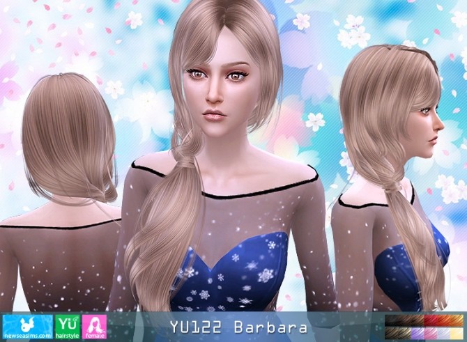 Sims 4 YU122 Barbara hair (Pay) at Newsea Sims 4