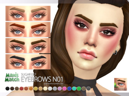 sims 4 praline eyebrows maxis match