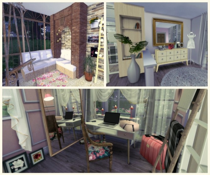 Sims 4 Pink House at Dinha Gamer