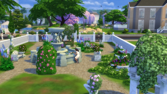 Enchanted park by thepinkpanther at Beauty Sims » Sims 4 Updates